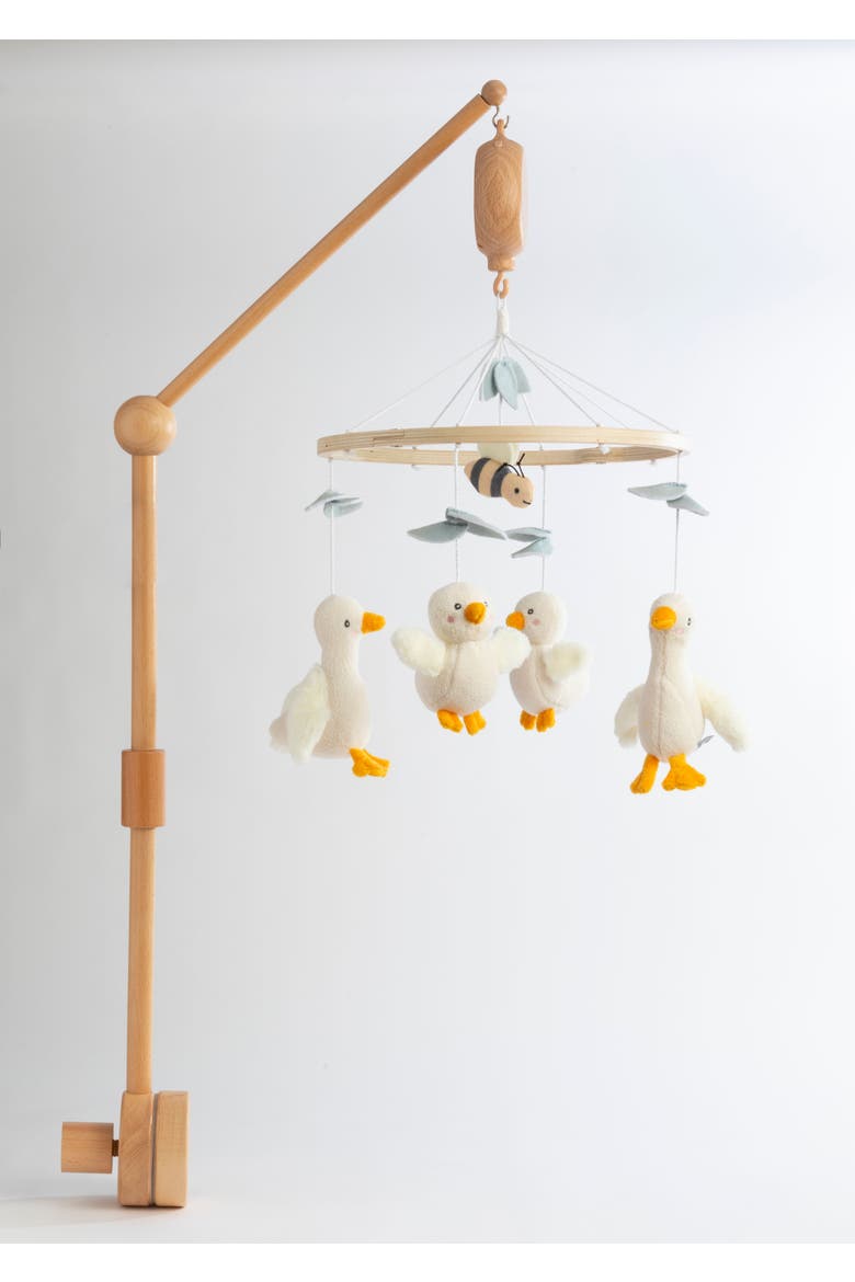 Musical Mobile - Goosey Goosey, White, Alternate, color, White