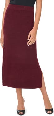 1.STATE Side Slit Midi Skirt