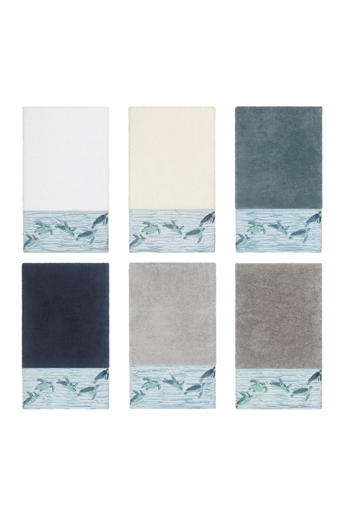 Linum Home Textiles Mia Embellished Bath Towel - Midnight Blue ...