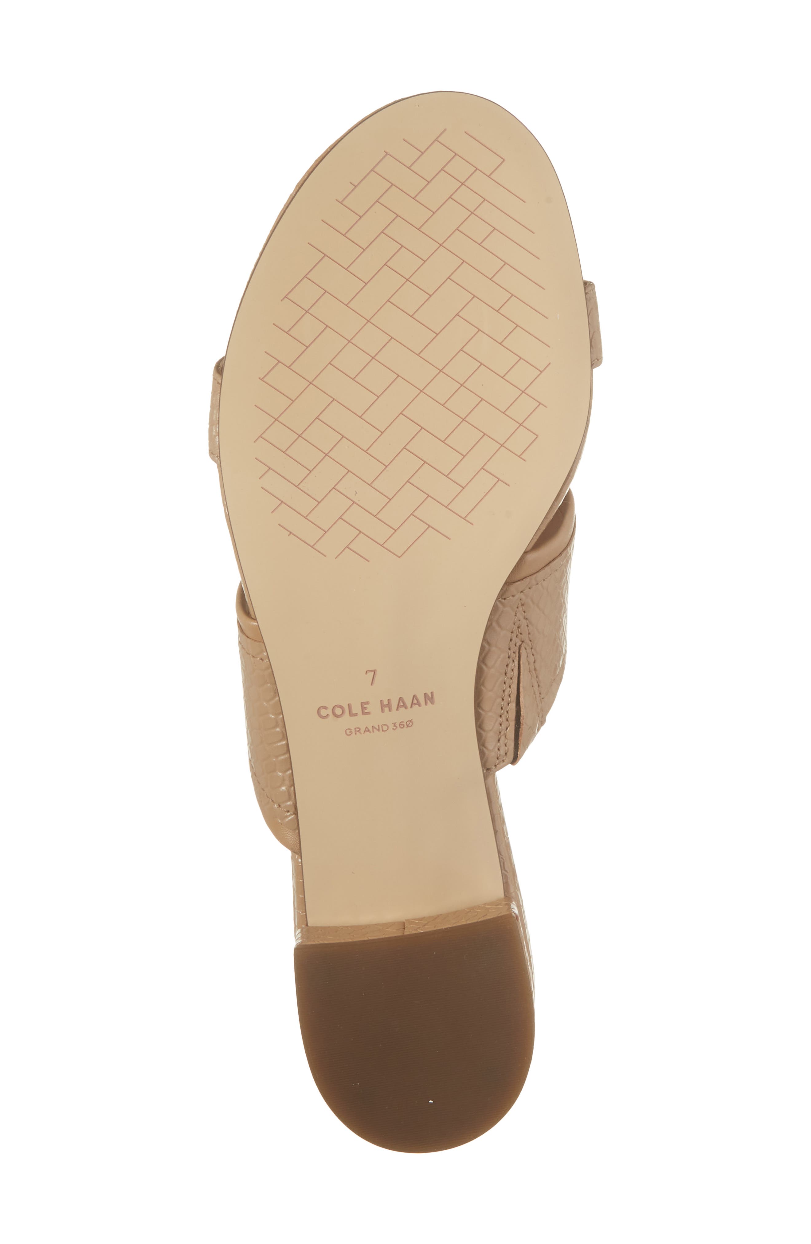 Fionna Wave Double Band Slide Sandals, Alternate, color, SAND SNAKE PRINT LEATHER