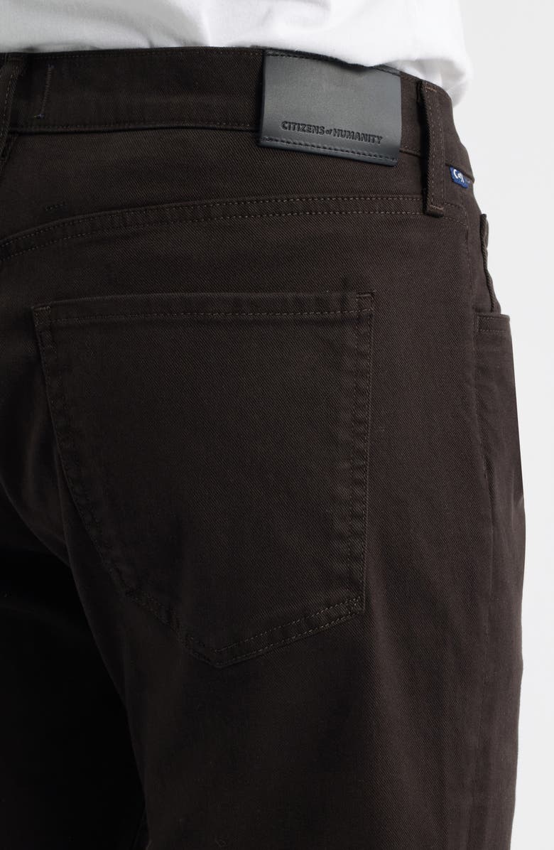 Citizens of Humanity Elijah Relaxed Straight Leg Twill Pants, Alternate, color, Toast Dark Brown
