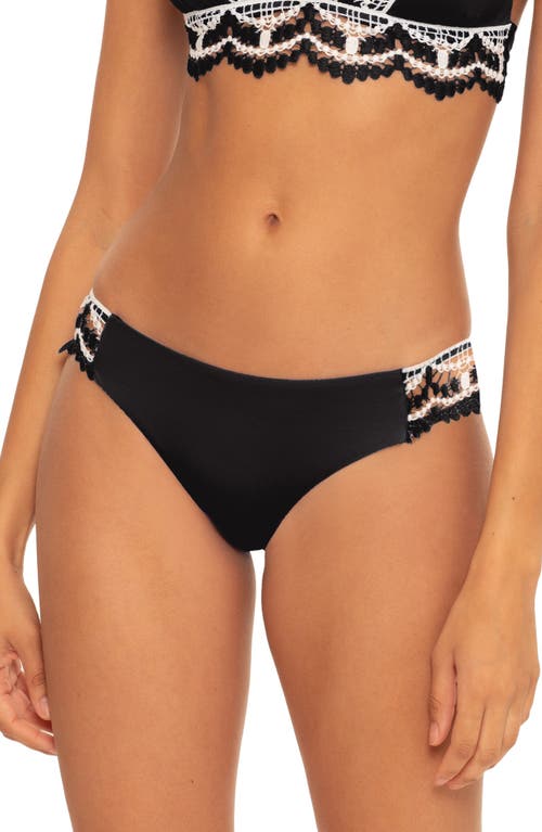 Becca Delilah Bikini Bottoms in Black 