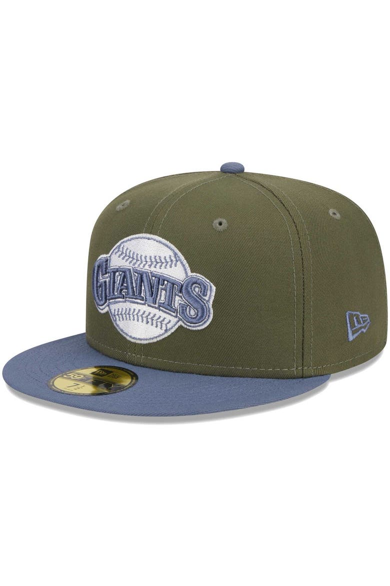 Men's New Era Olive/Blue San Francisco Giants 59FIFTY Fitted Hat, Alternate, color, Olive