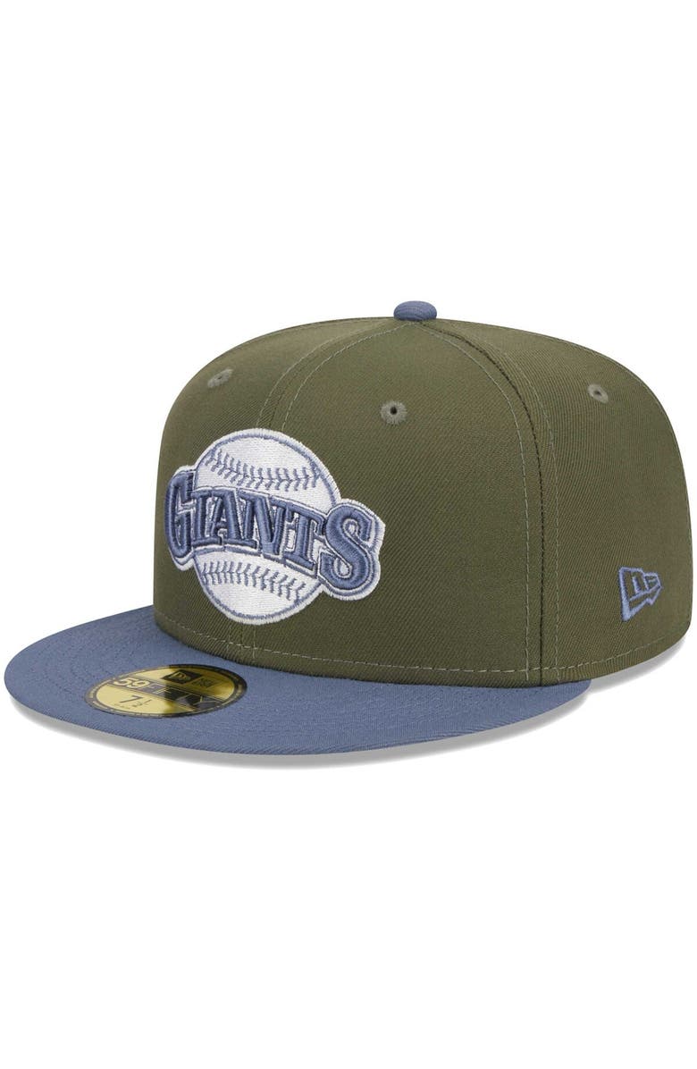 New Era Men's New Era Olive/Blue San Francisco Giants 59FIFTY Fitted Hat, Alternate, color, 