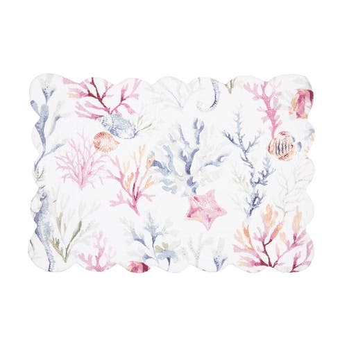 C & F Home C&f Home Nori Coral Placemats Set Of 6 In Multi