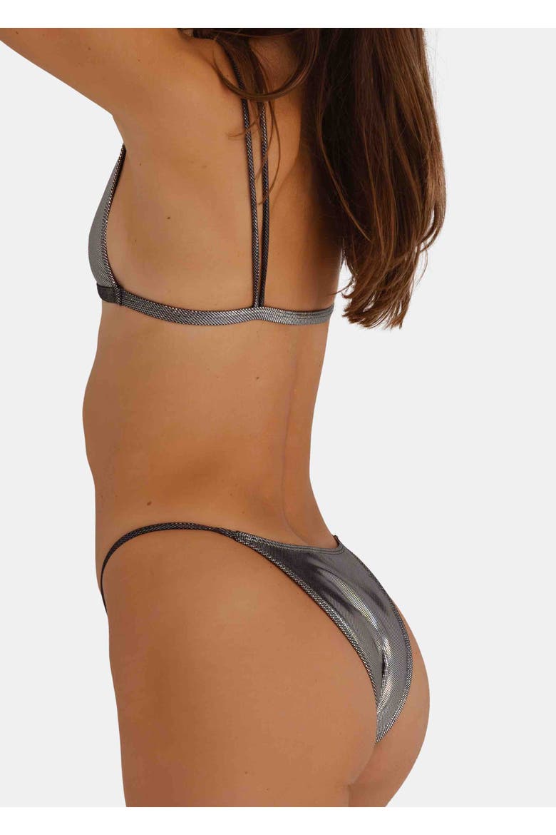 Matrix Lucid Bikini Top, Alternate, color, Silver