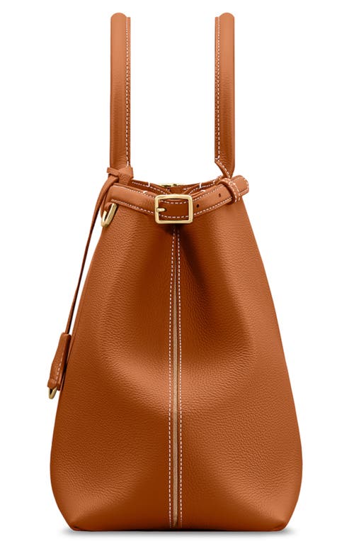 Maison De Sabre Palais Belting Large Tote Bag In Brown