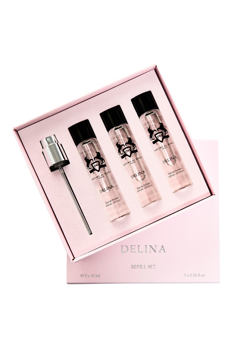 Delina Eau de Parfum Refill Set, Alternate, color, NO COLOR