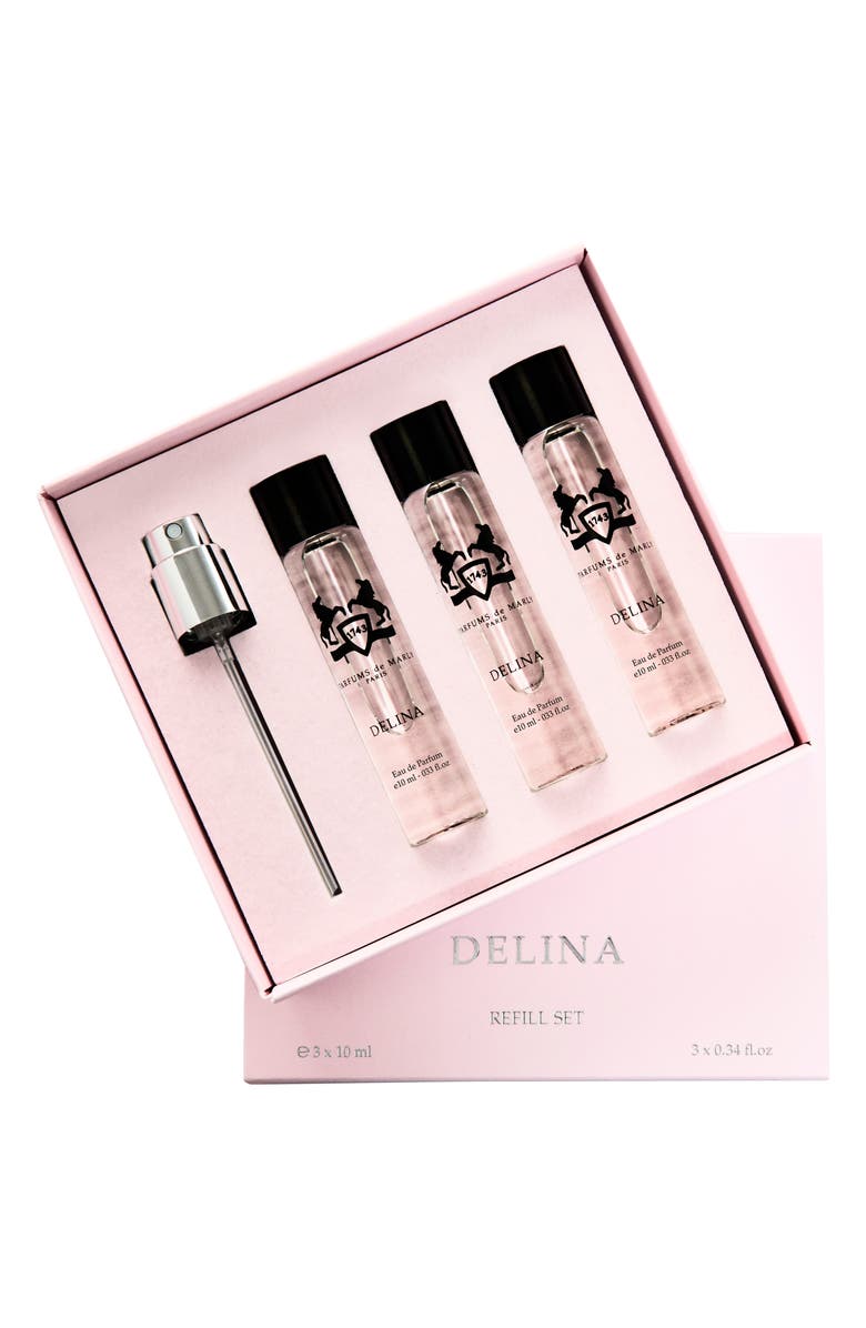 Parfums de Marly Delina Eau de Parfum Refill Set, Alternate, color, 