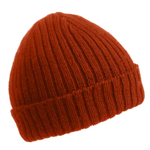 Hand Knit Clyde Rib Fold Cap