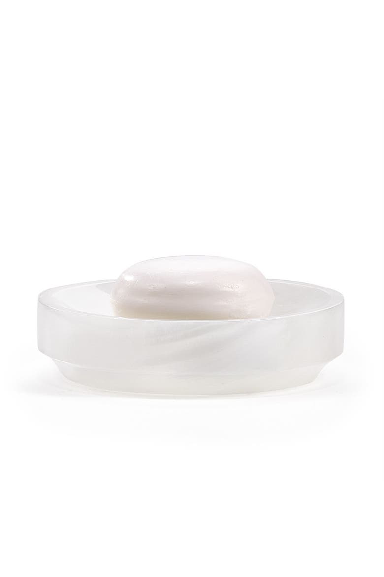 Hielo Soap Dish, Main, color, WHITE