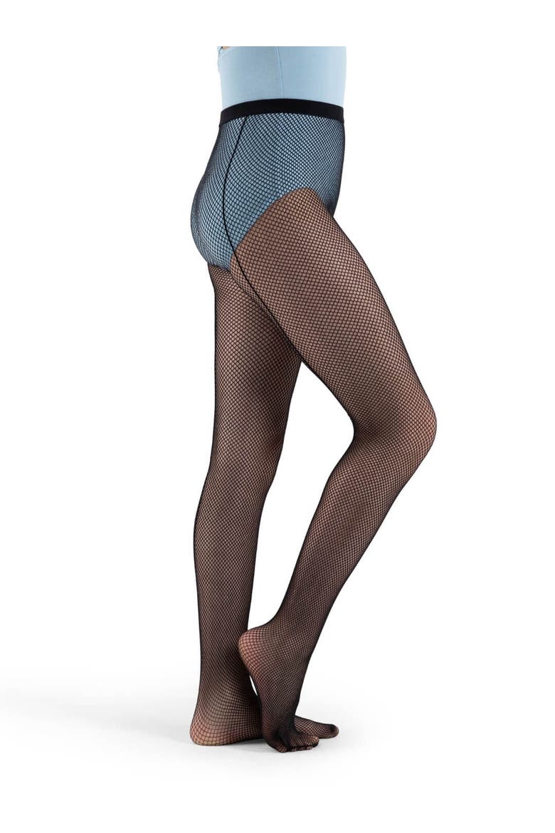 Classic Fishnet Tight w/ Seams, Alternate, color, black