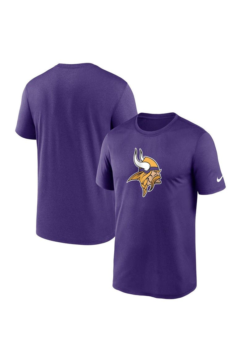 Men's Nike  Purple Minnesota Vikings Legend Logo Performance T-Shirt, Main, color, Purple
