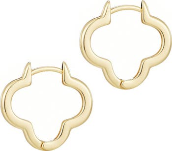 Clover Hoop Earrings