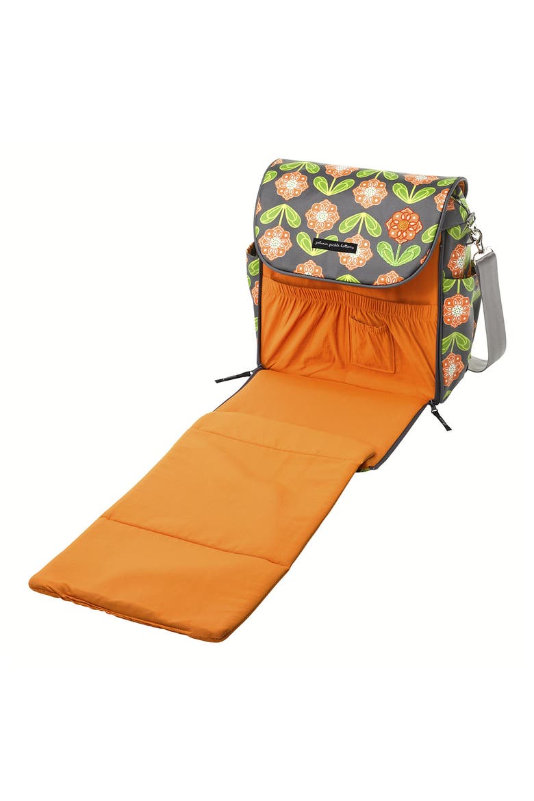 'Boxy Glazed' Diaper Bag, Alternate, color, SANTIAGO SUNSET