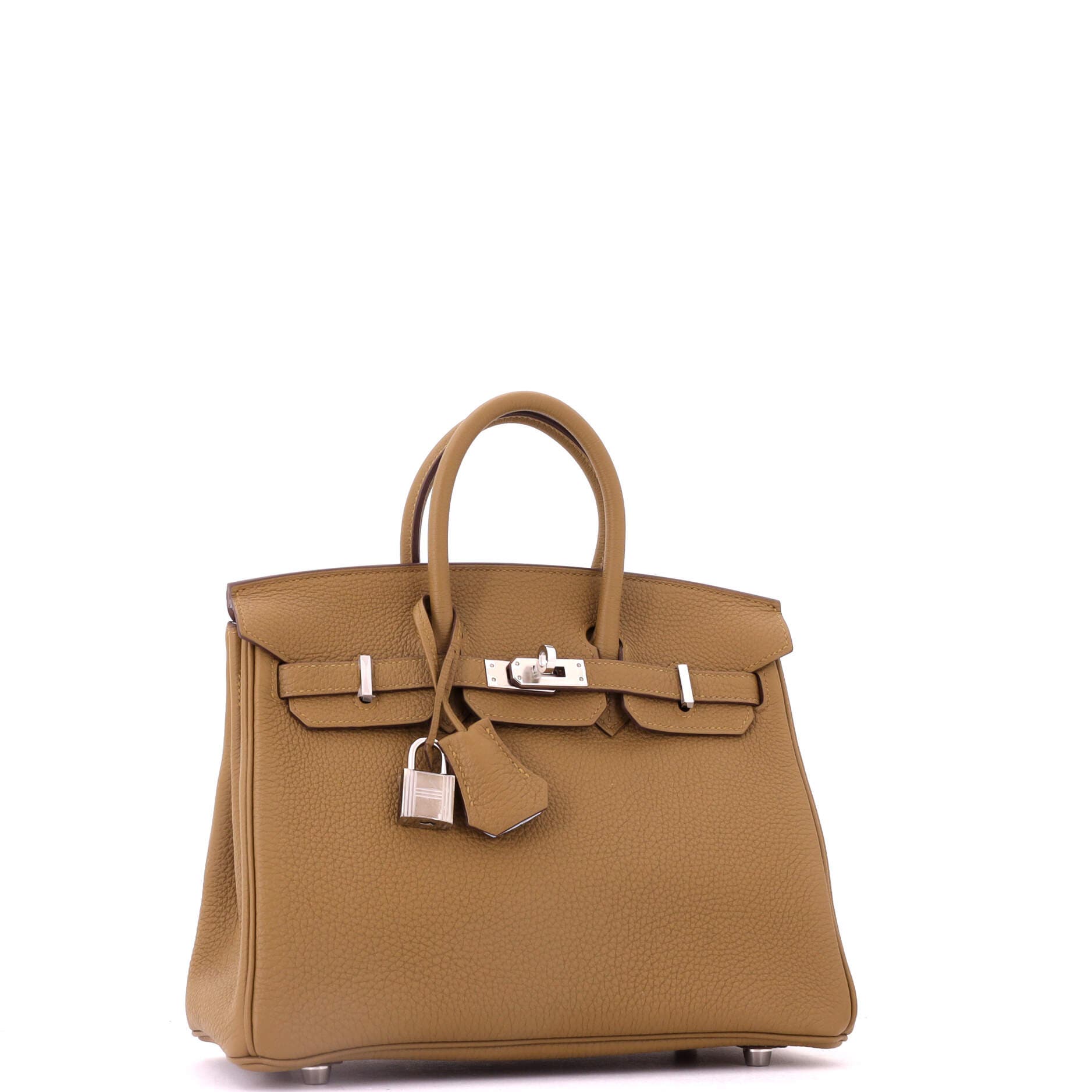 Birkin Handbag Verso Togo with Palladium Hardware 25, Alternate, color, Metallic Gold