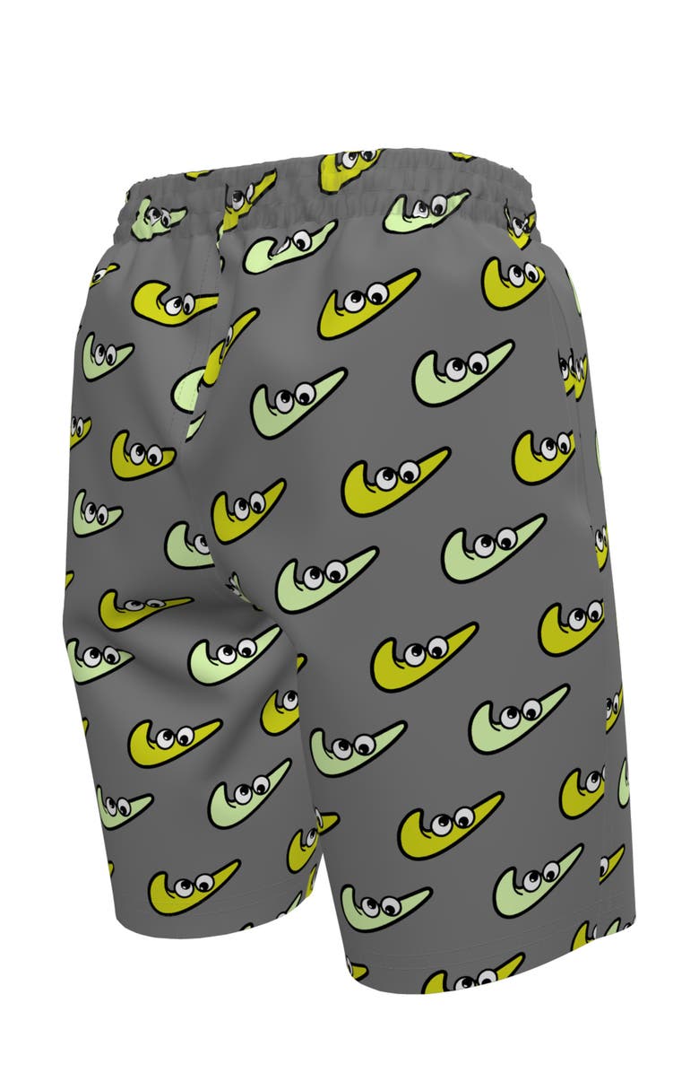 Nike Kids' Print 7-Inch Volley Swim Trunks, Alternate, color,