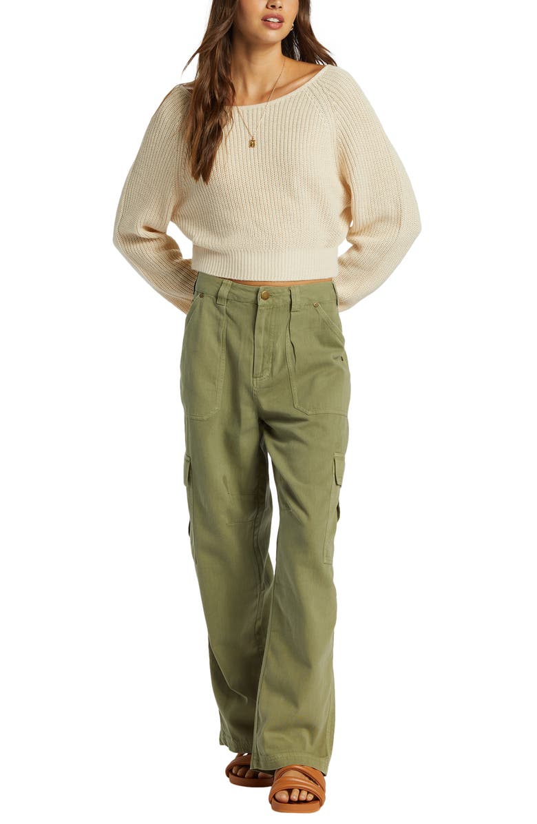 Billabong Sun Out Balloon Sleeve Sweater, Alternate, color, 