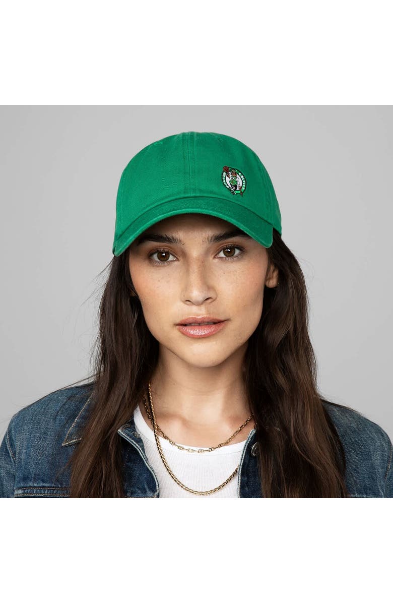 Mitchell & Ness Women's Mitchell & Ness Kelly Green Boston Celtics Micro Lefty Adjustable Hat, Main, color, Kelly Green