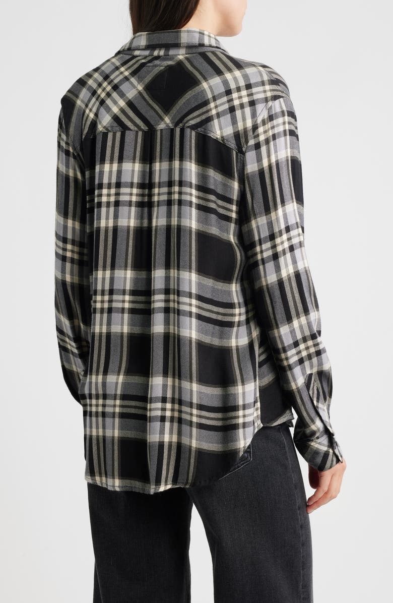 Rails Hunter Plaid Button-Up Shirt, Alternate, color, Ivory Cloud
