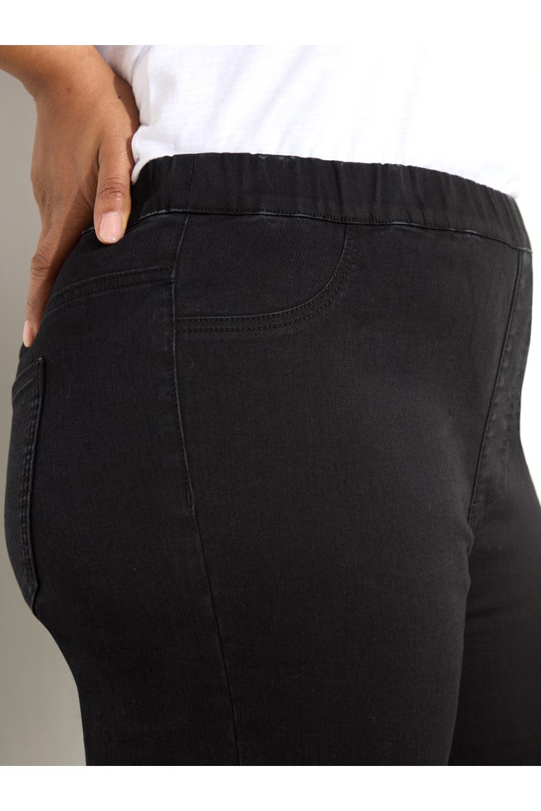 Denim Jegging, Alternate, color, Black