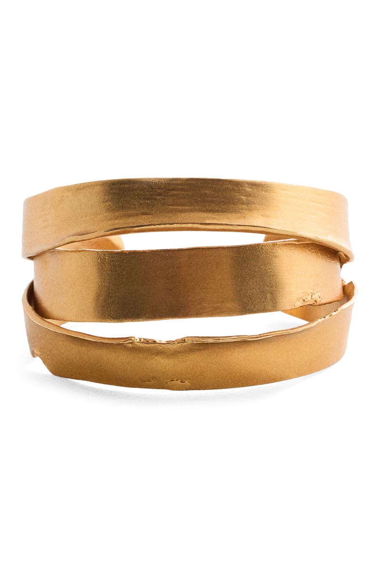 Frozen Bangle, Main, color, GOLD