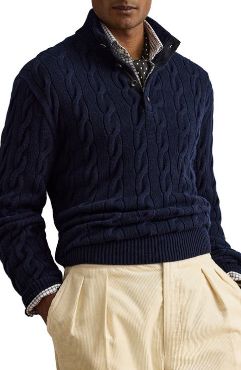 Cable Knit Cashmere Sweater