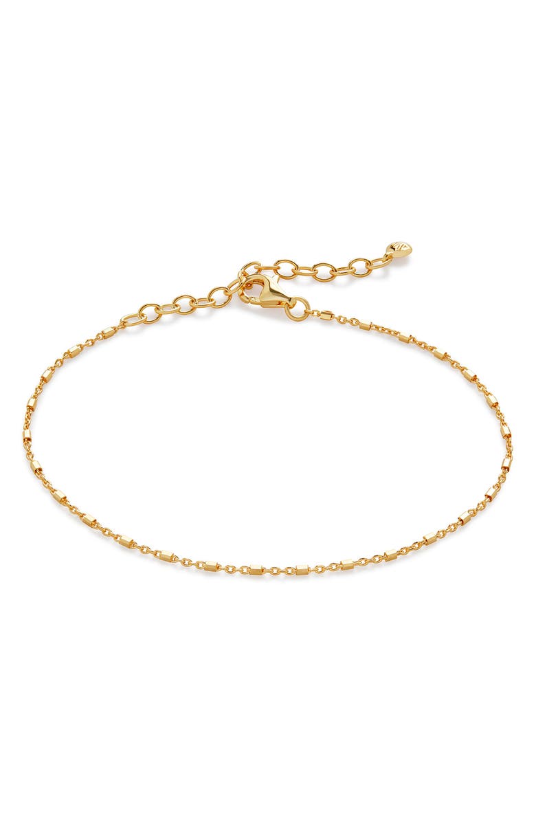 Monica Vinader Station Chain Bracelet, Main, color, Gold