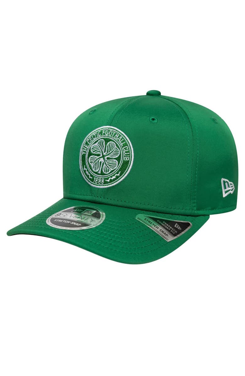 New Era Men's New Era Green Celtic Core 9SEVENTY Stretch-Snap Hat, Main, color, Green
