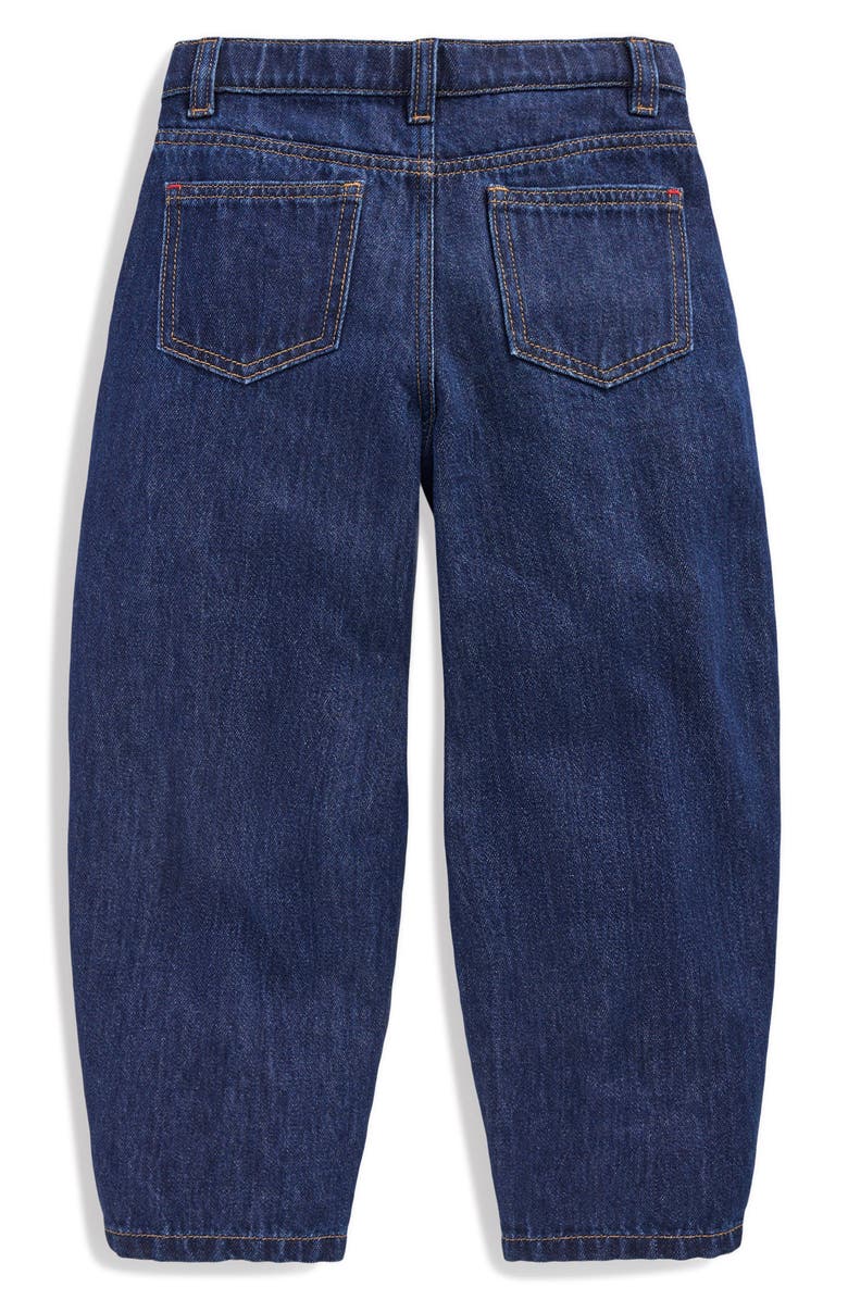 Mini Boden Kids' Barrel Leg Jeans, Alternate, color, Medium Wash