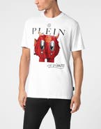 PHILIPP PLEIN T-Shirt Round Neck Ss Crystal Monster Men