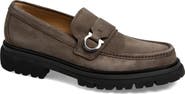 FERRAGAMO Andover Gancini Bit Lug Sole Loafer