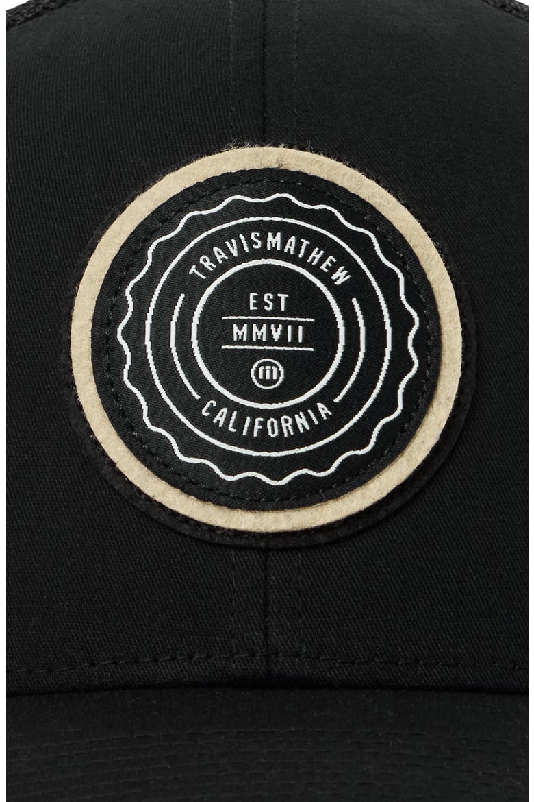The Patch Trucker Hat, Alternate, color, BLACK/ TAN