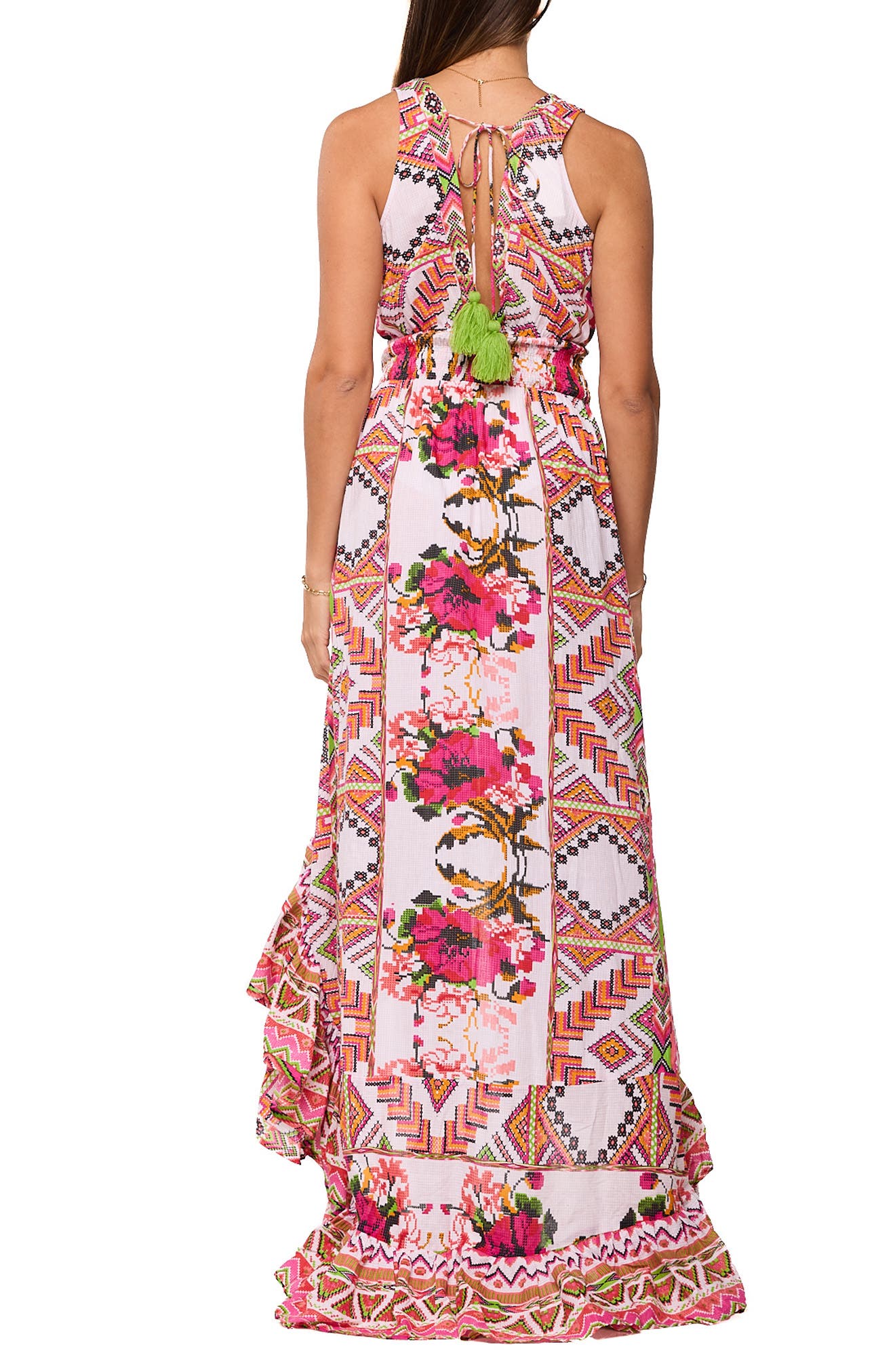 Ruffle High/Low Maxi Dress - image 2