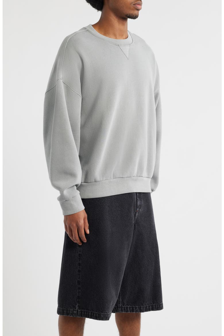 Vintage Crewneck Sweatshirt, Alternate, color, GREY