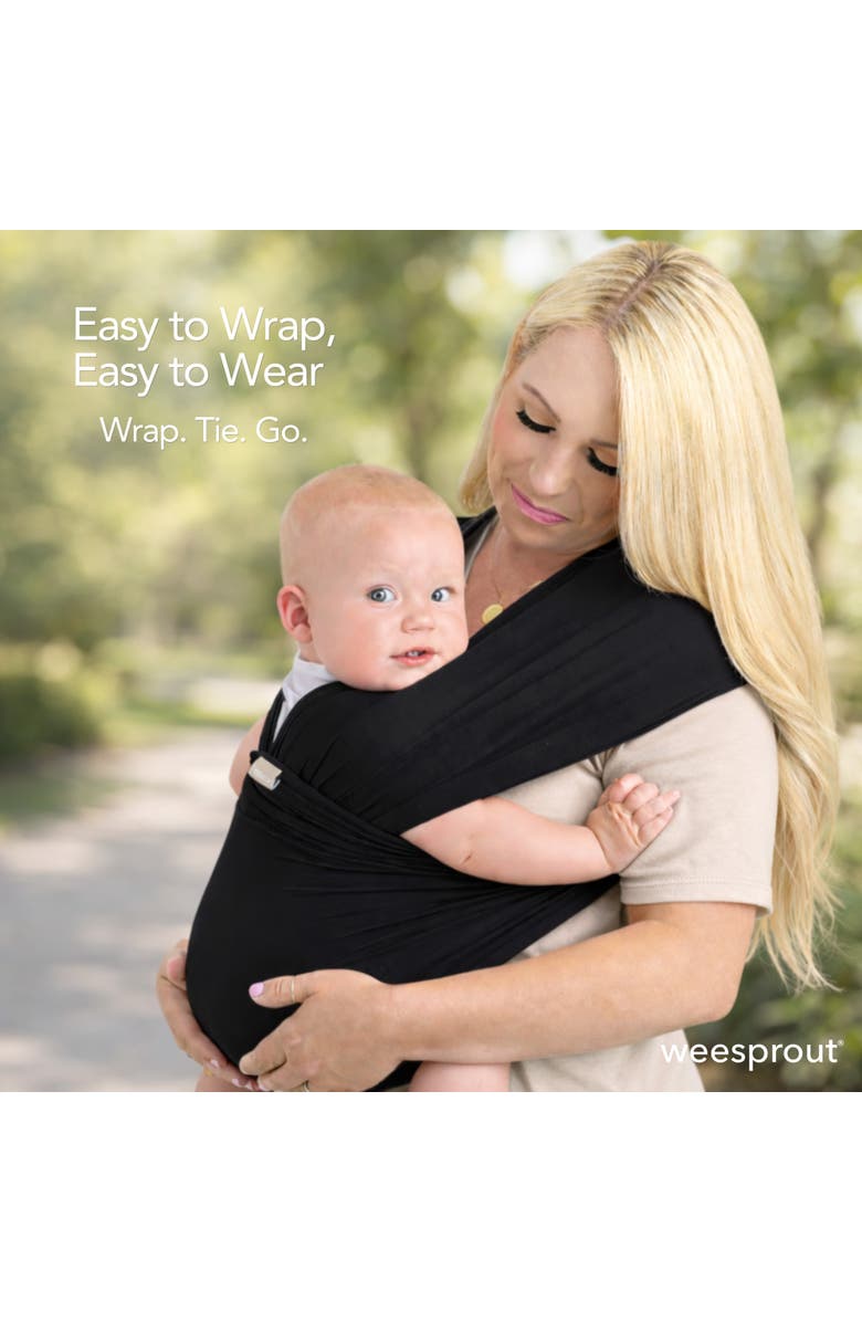 WeeSprout Baby Wraps Carrier - Perfect Child Sling for Newborn & Infant, Enhances Bonding, Alternate, color, Pebble Gray