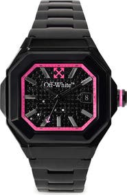Off-White Shift Bracelet Watch, 38.5mm x 40mm