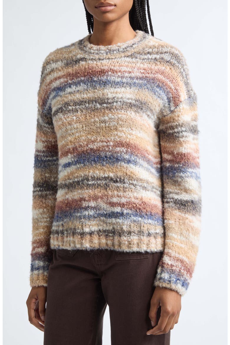 Castile Marled Crewneck Sweater, Alternate, color, DOVE MULTI