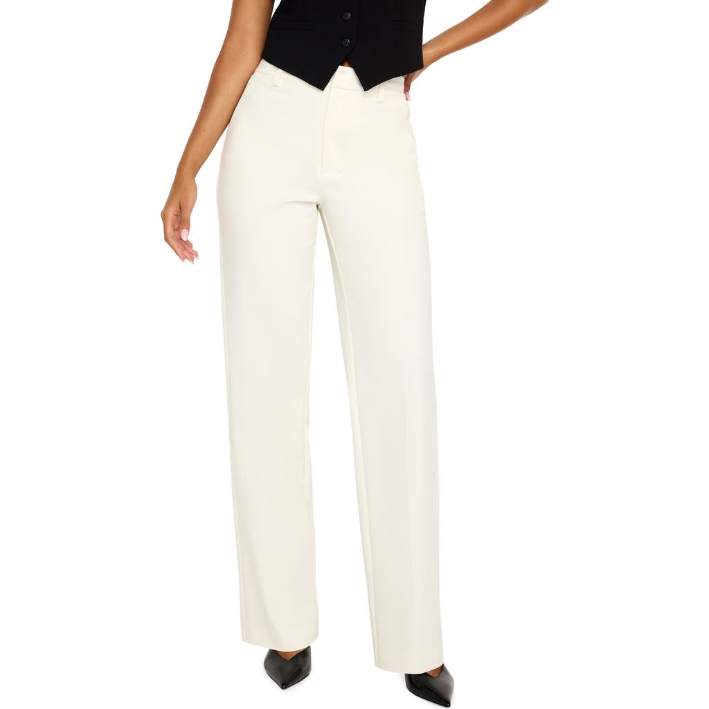 GOOD AMERICAN GOOD AMERICAN COTTON BLEND STRAIGHT LEG PANTS