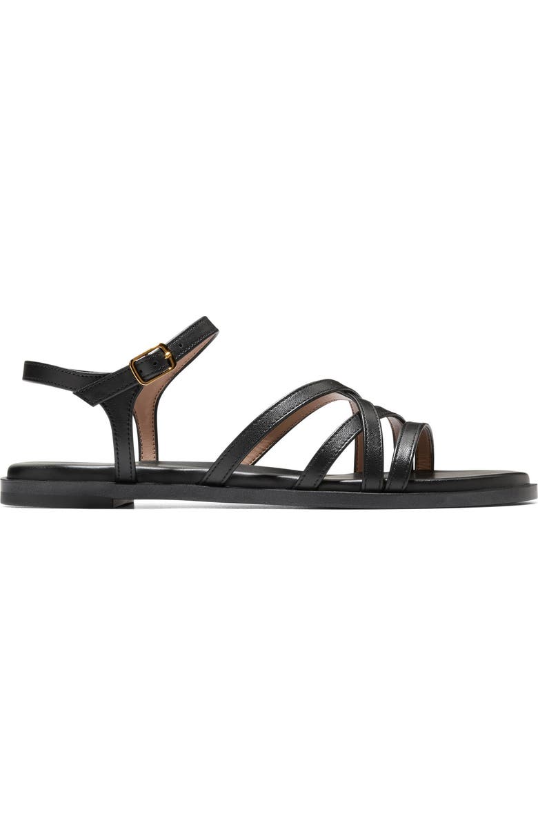 Cole Haan Flynn Strappy Sandal, Alternate, color, Black Leather