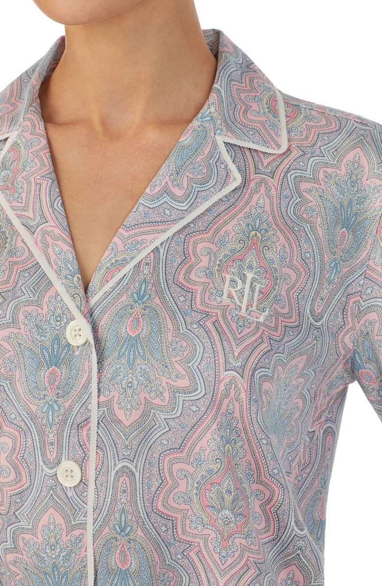 Lauren Ralph Lauren Cotton Blend Pajamas, Alternate, color, 