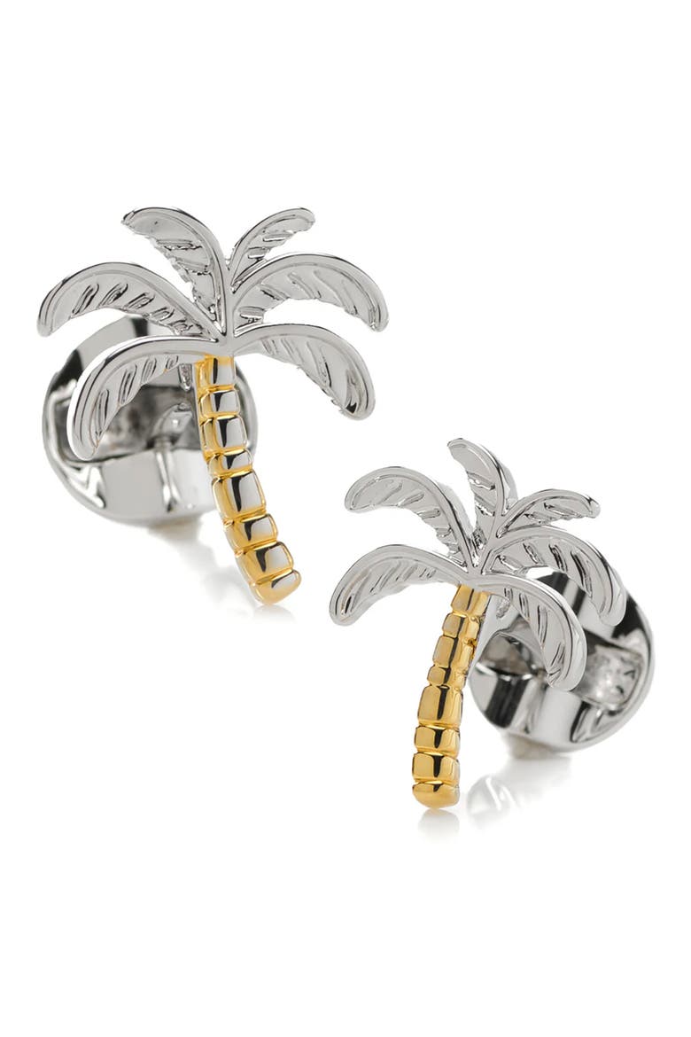 Resort Cuff Links & Tie Set, Alternate, color, MULTI