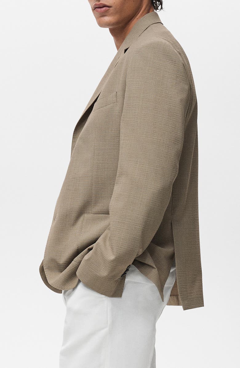 MANGO Slim Fit Cool Wool Blazer, Alternate, color, 
