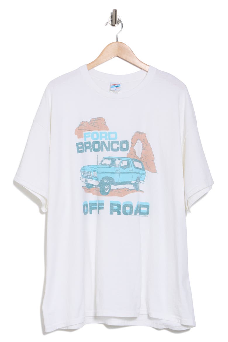 Bronco Off Road Graphic T-Shirt, Alternate, color, WHITE