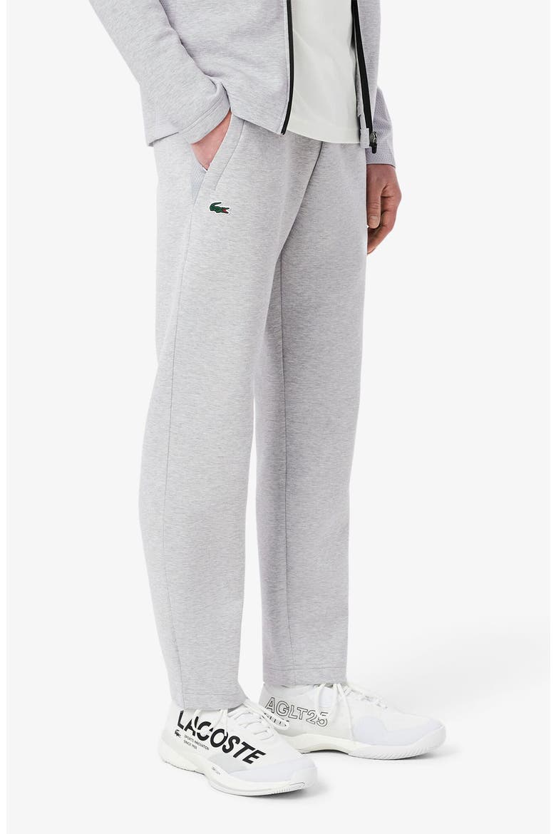 Mesh Panel Tapered Track Pants, Alternate, color, GREY CHINE/ LIGHT GREY