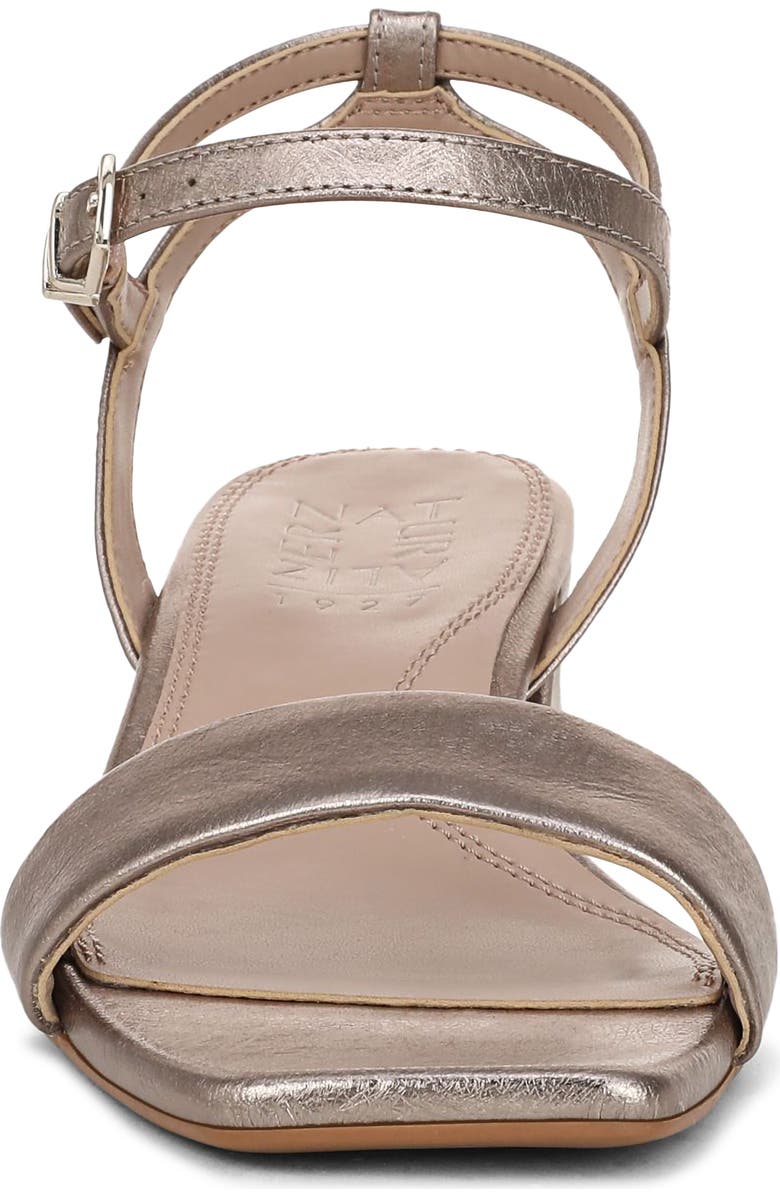 Naturalizer Hana Ankle Strap Sandal, Alternate, color, Patina Pewter
