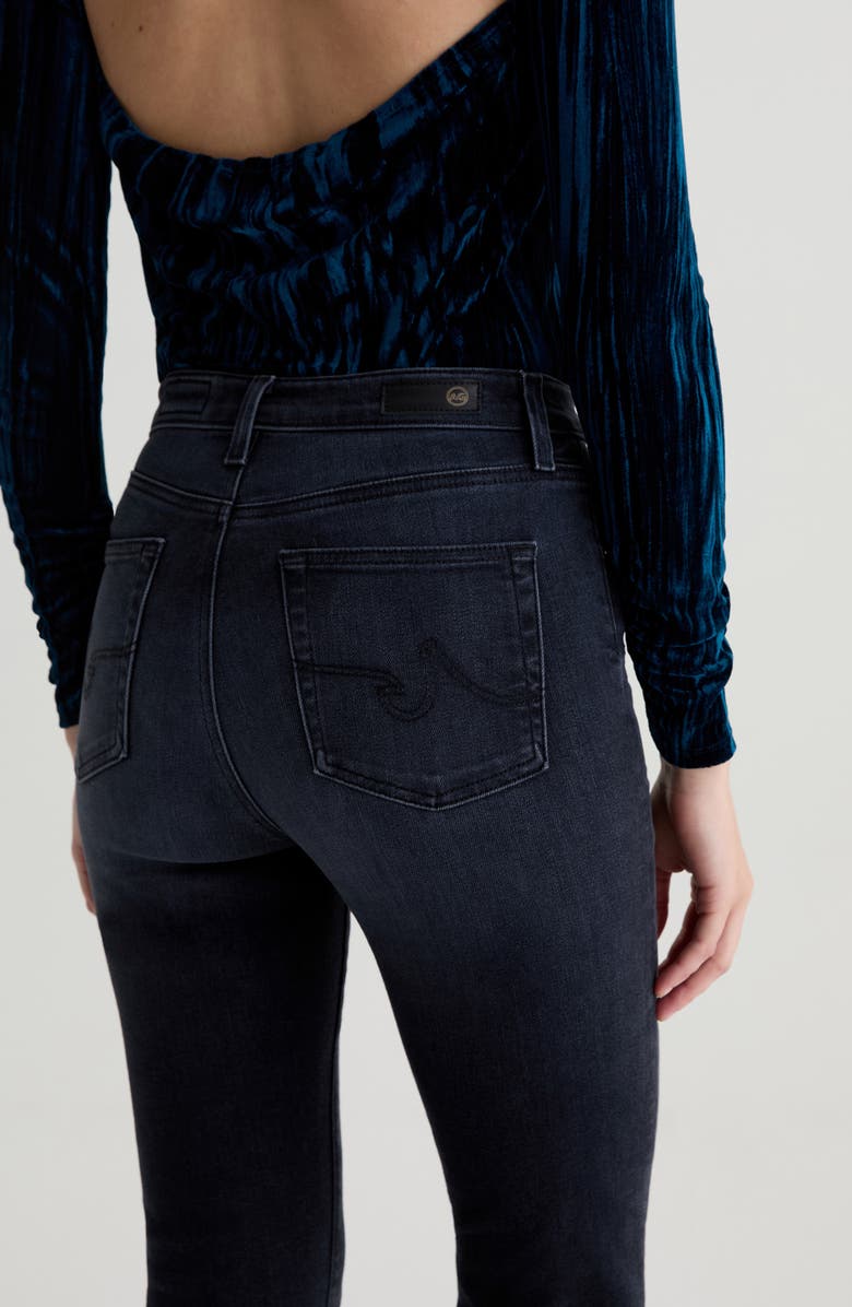 AG Madi High Waist Flare Jeans, Alternate, color, Glitch