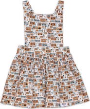 WORTHY THREADS Girls Pinafore Dress