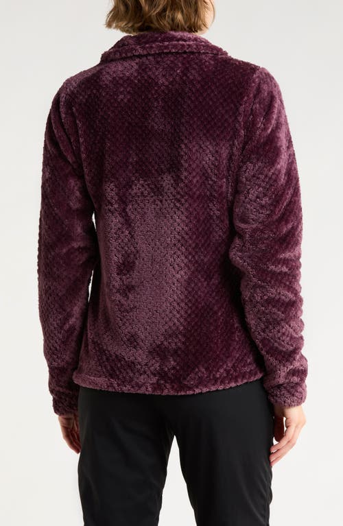 Columbia Beech Forest Full Zip Fleece Jacket In Burgundy