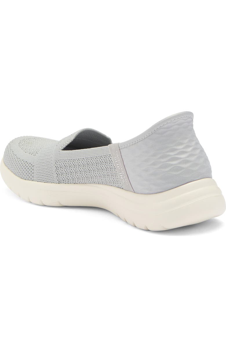 SKECHERS On the Go Flex Slip-On Sneaker, Alternate, color, Gray